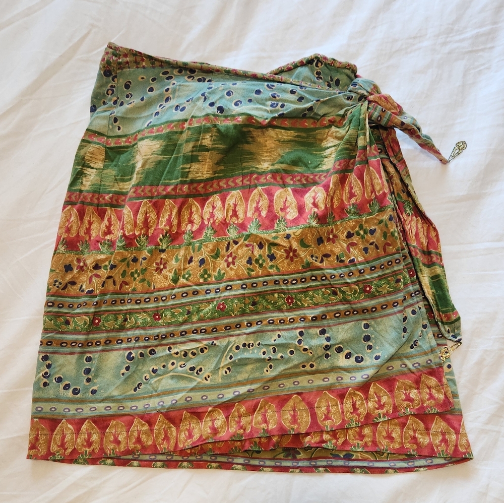 Carole Little Sport Petites Wrap Skirt
